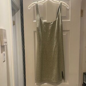 Abercrombie & Fitch Green Mini Dress